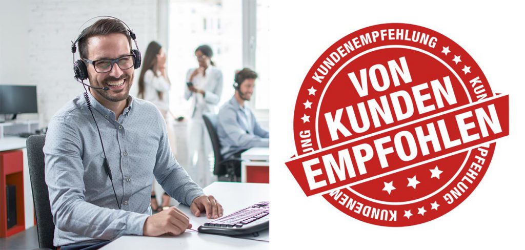 Gewerbliche Gebäudeversicherung von Kunden empfohlen